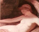 Reclining Female Nude by George Romney